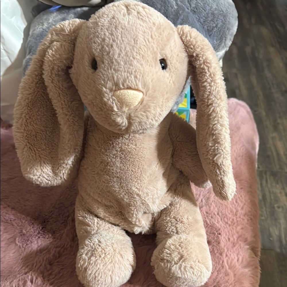 Plush Tan Bunny Toy